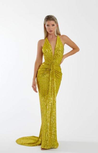 NICOLE BAKTI 7054 Dress - FOSTANI.com