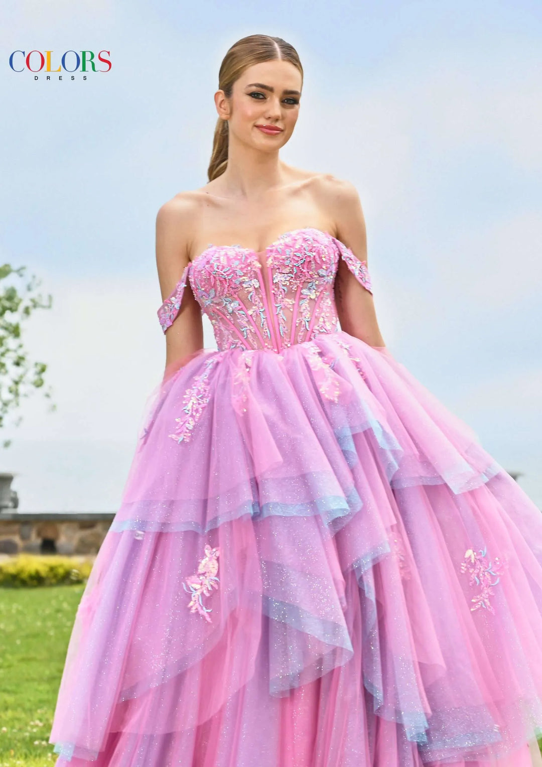 Colors 3534 Dress - FOSTANI.com