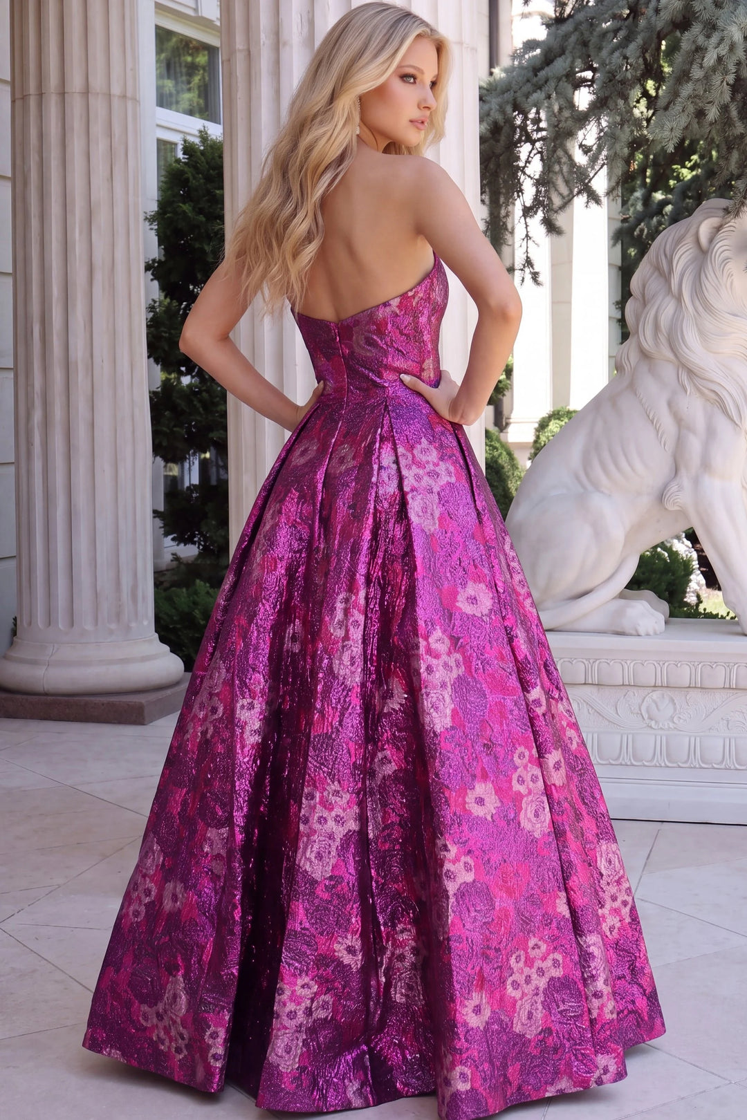 Jovani 51694 Strapless Sweetheart Ball Gown