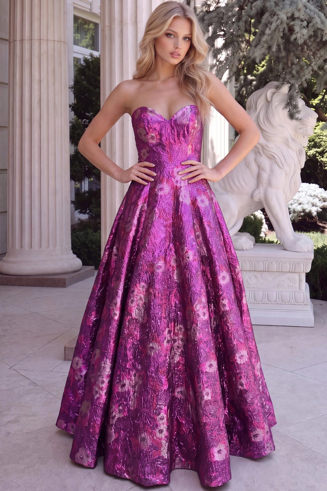 Jovani 51694 Strapless Sweetheart Ball Gown