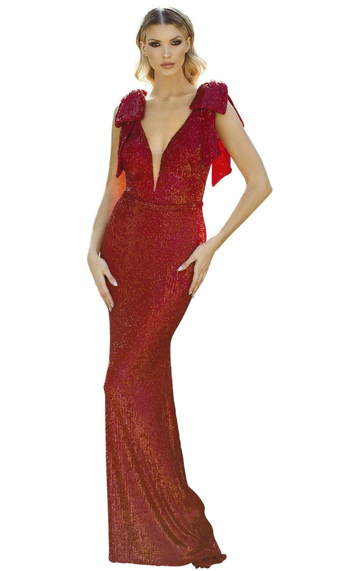 NICOLE BAKTI 7031 Dress - FOSTANI.com