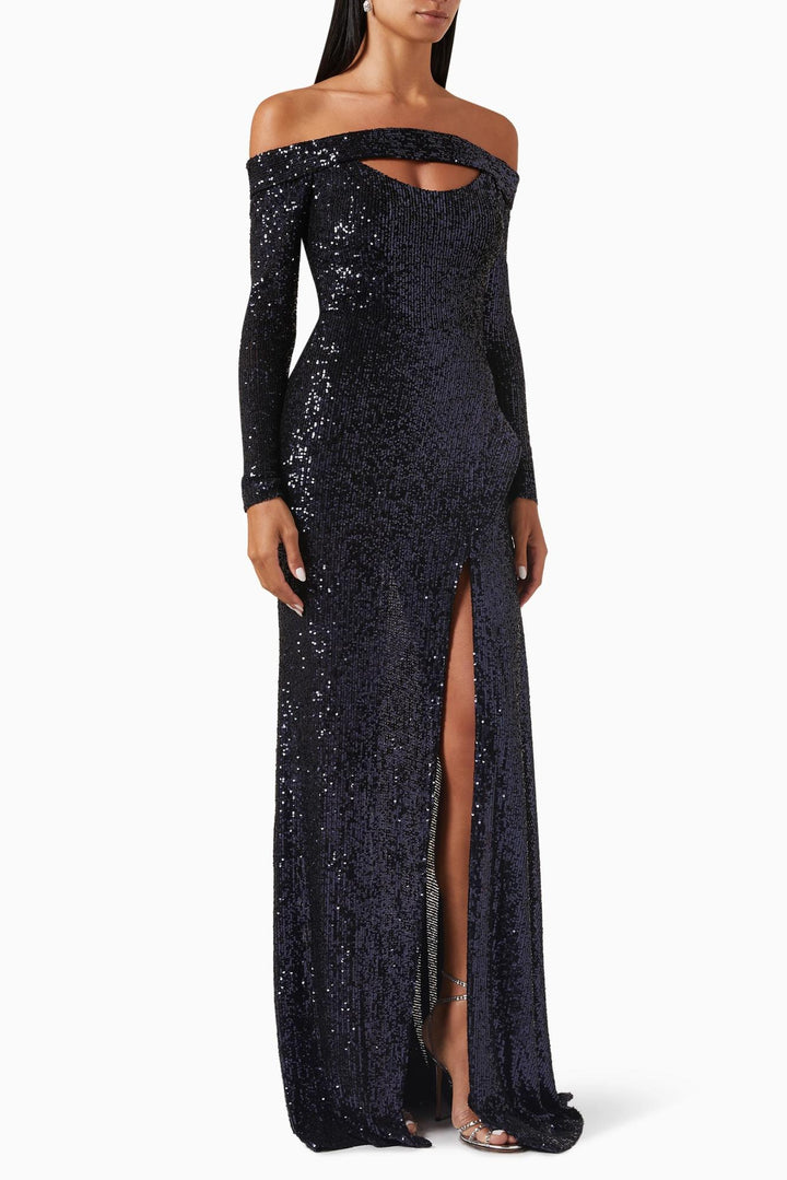 NICOLE BAKTI 7048 Dress - FOSTANI.com