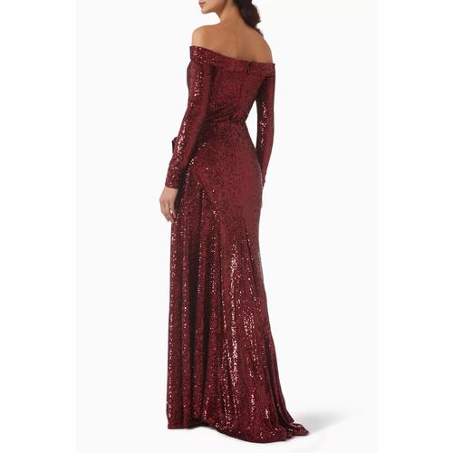 NICOLE BAKTI 7048 Dress - FOSTANI.com