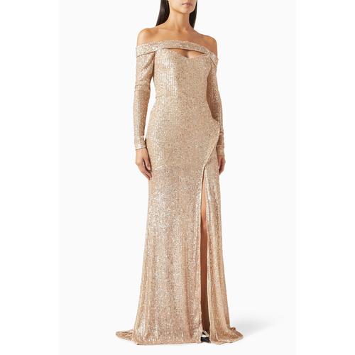 NICOLE BAKTI 7048 Dress - FOSTANI.com