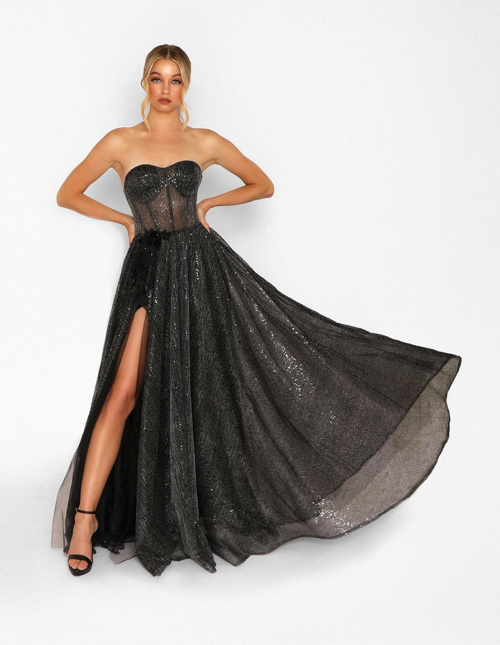 NICOLE BAKTI 7146 Dress - FOSTANI.com