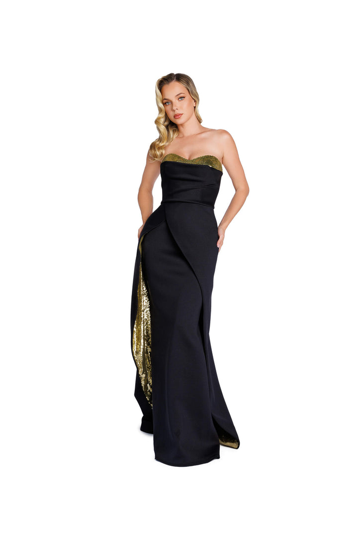 NICOLE BAKTI 7395 Dress - FOSTANI.com