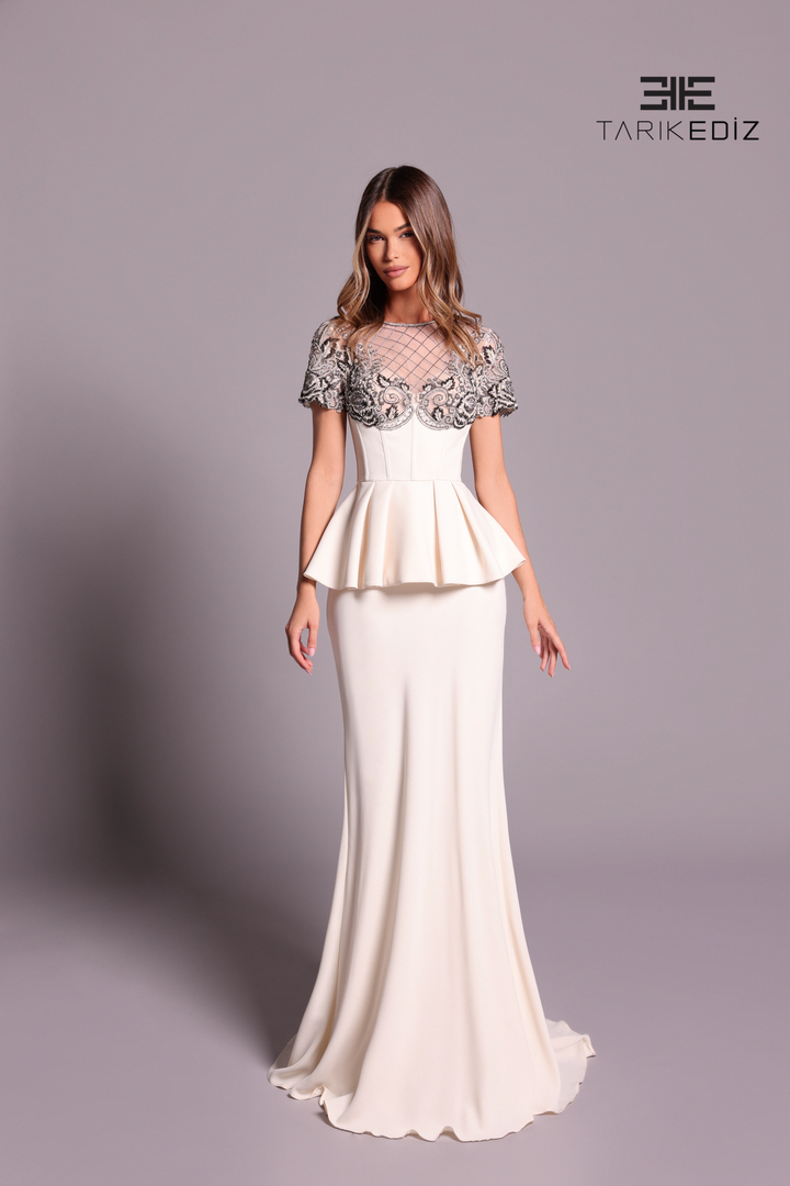 Tarik Ediz 99034 Dress - FOSTANI.com