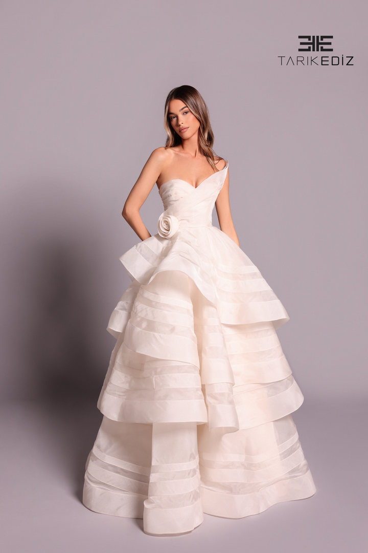 Tarik Ediz 99156 Dress - FOSTANI.com