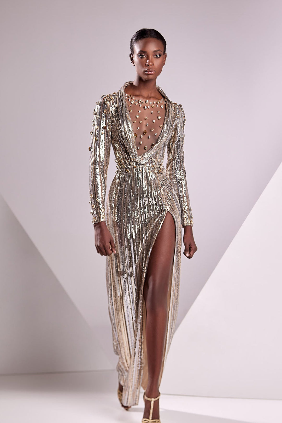 Edward Arsouni Couture 917 Dress - FOSTANI.com