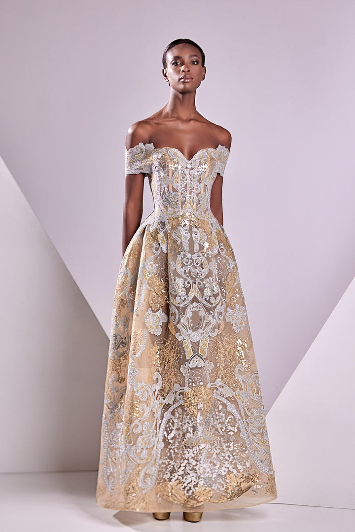 Edward Arsouni Couture 918 Dress - FOSTANI.com