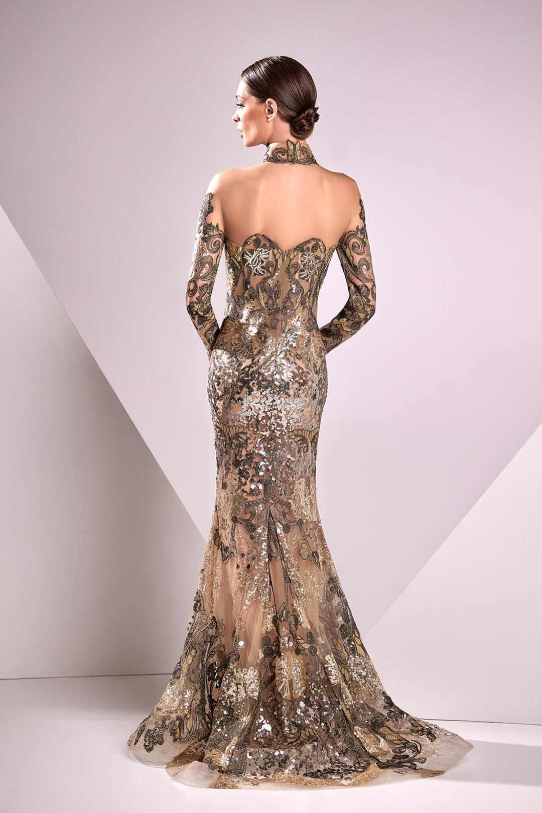 Edward Arsouni Couture 920 Dress - FOSTANI.com