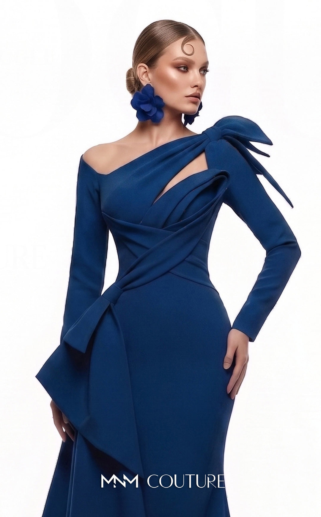 Fouad Sarkis F03001 gown, alternate colourway detail