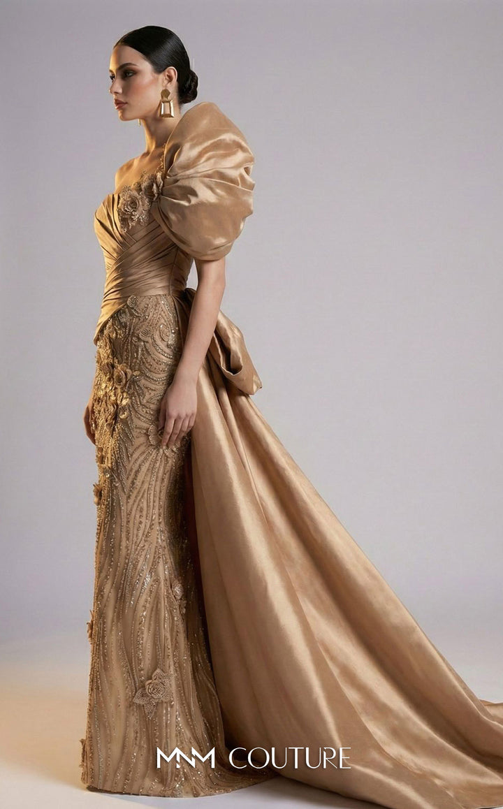 Fouad Sarkis F03065 gown, three-quarter view
