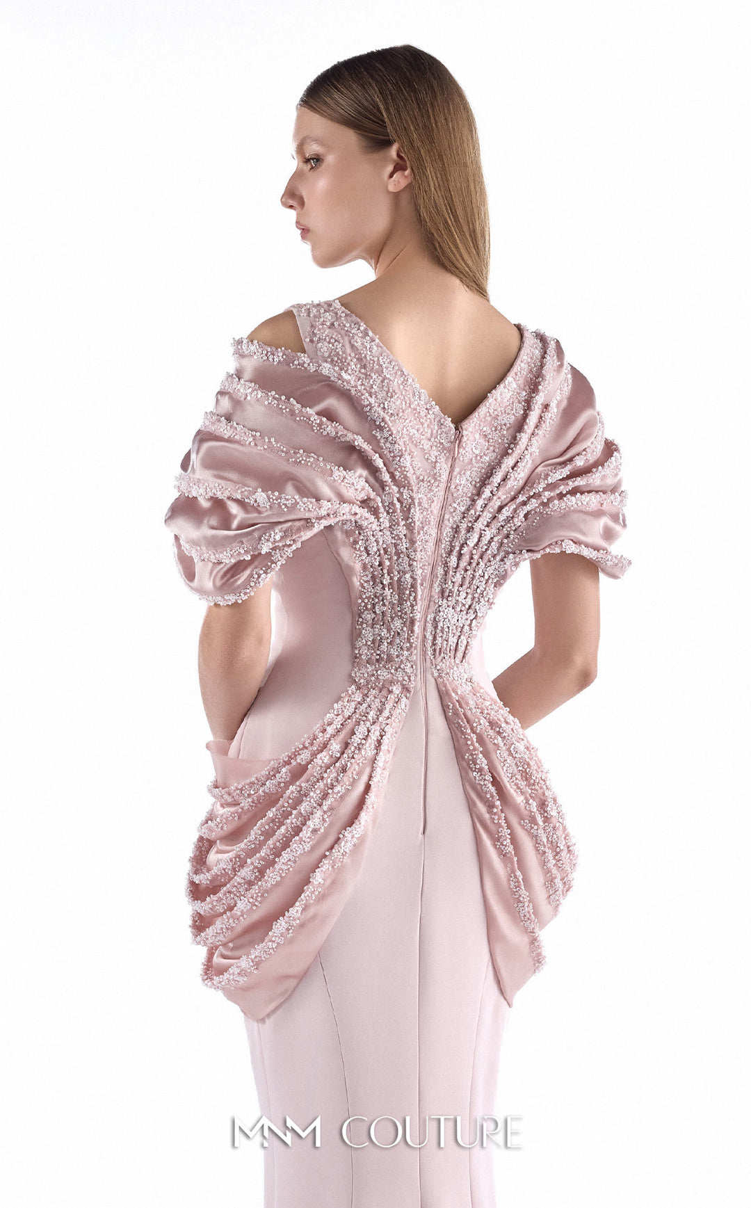 Gaby Charbachy G2204 couture gown, back view