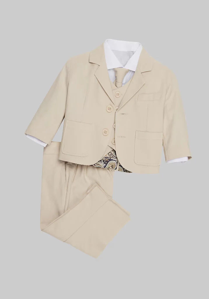 Peanut Butter Collection Joey Safari Sand suit - FOSTANI.com