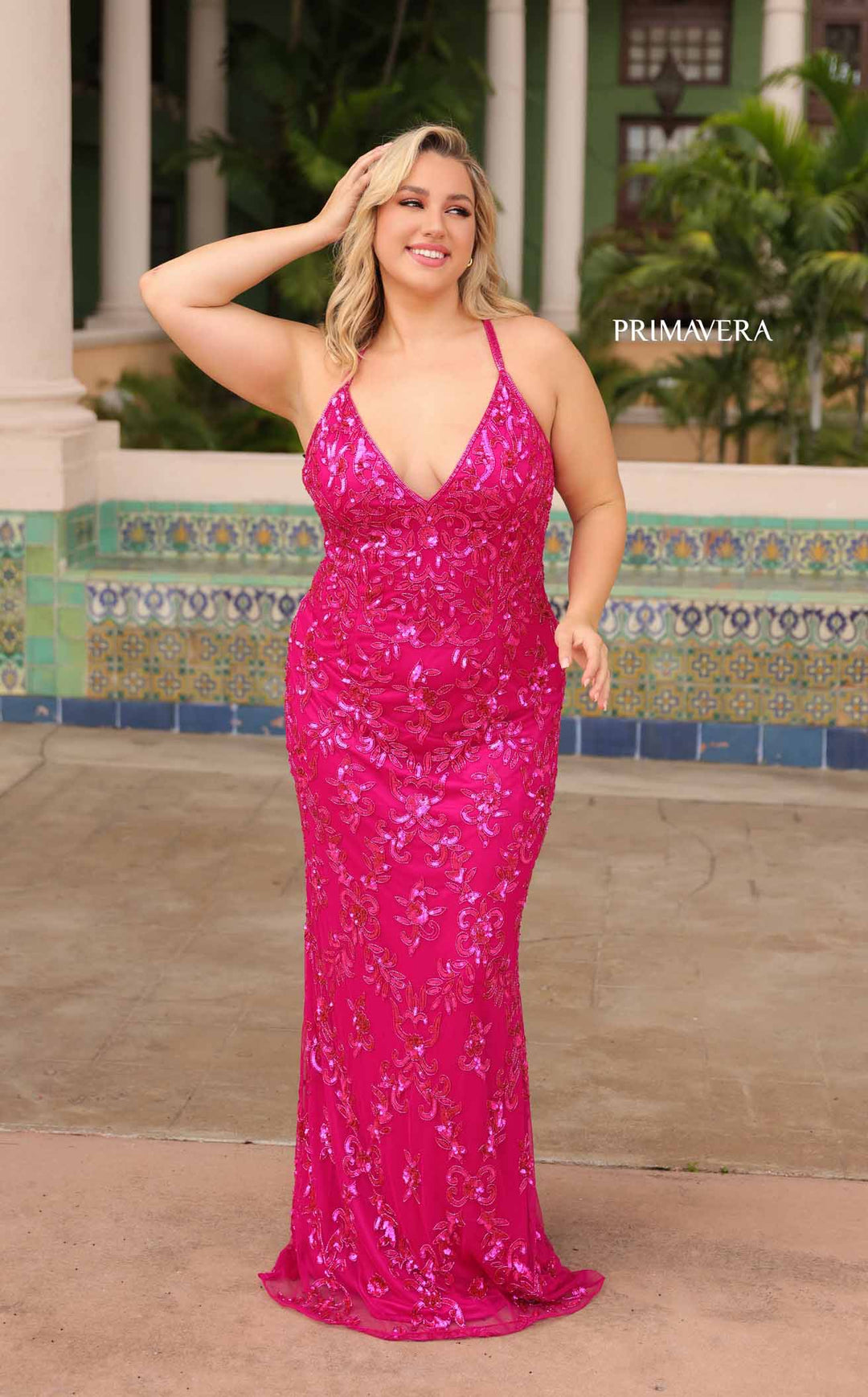 Primavera  14043  Dress - FOSTANI.com