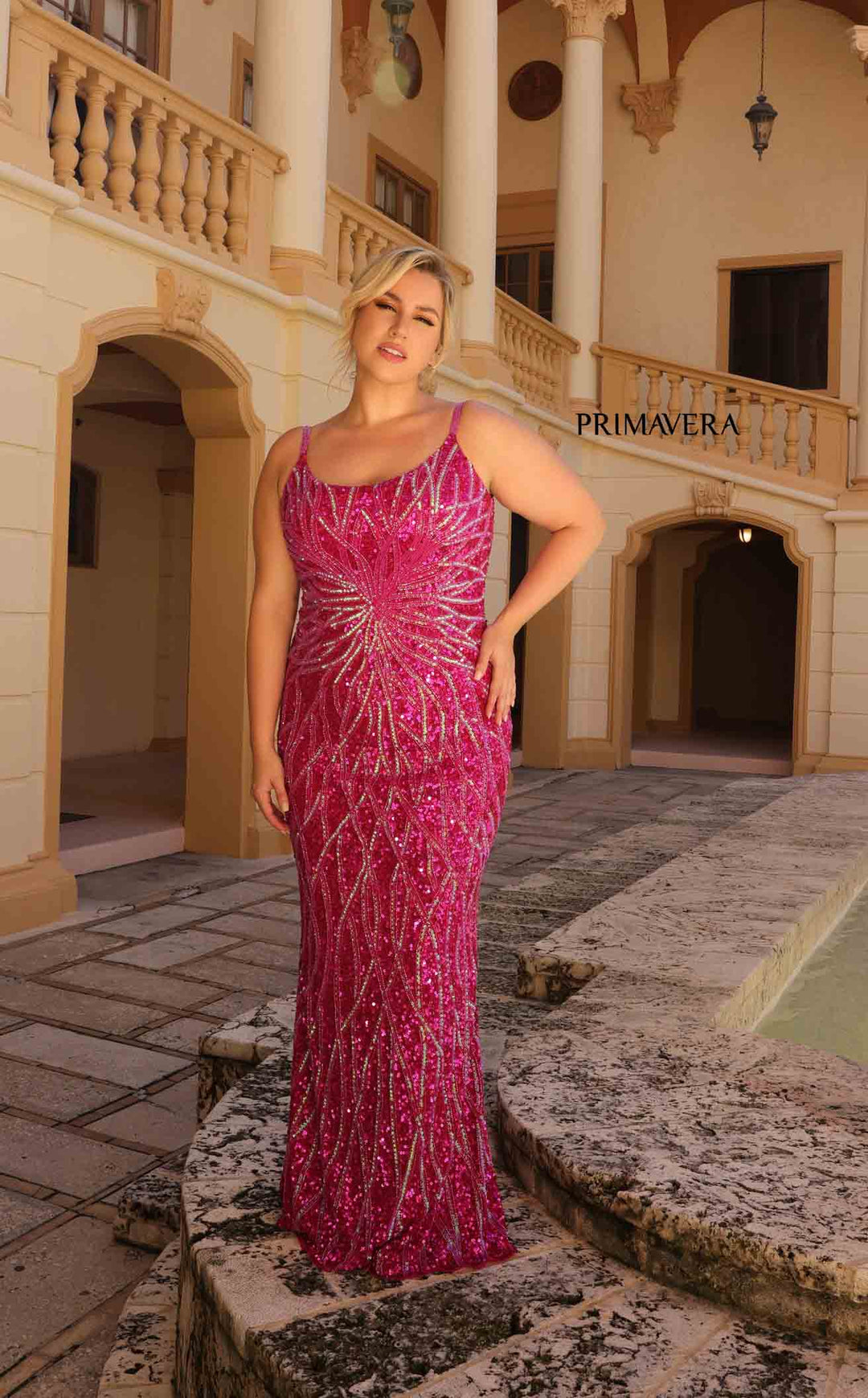 Primavera  14045  Dress - FOSTANI.com