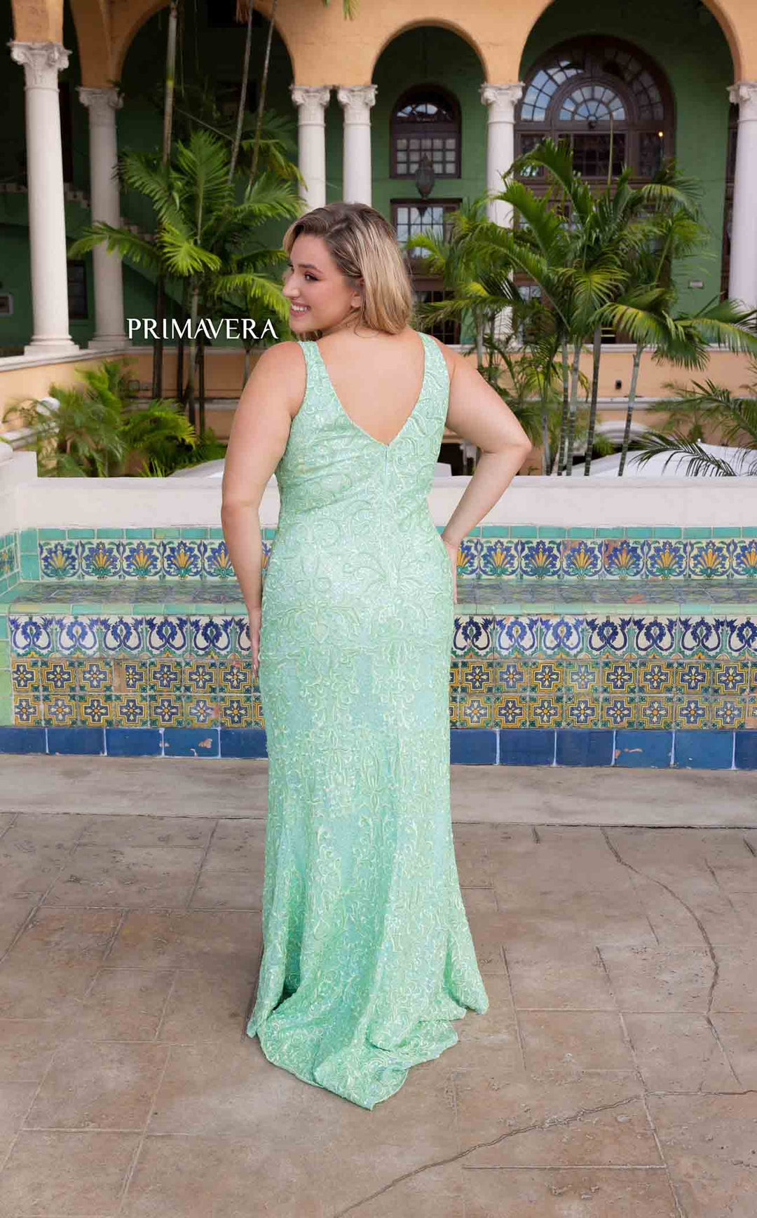 Primavera  14048  Dress - FOSTANI.com