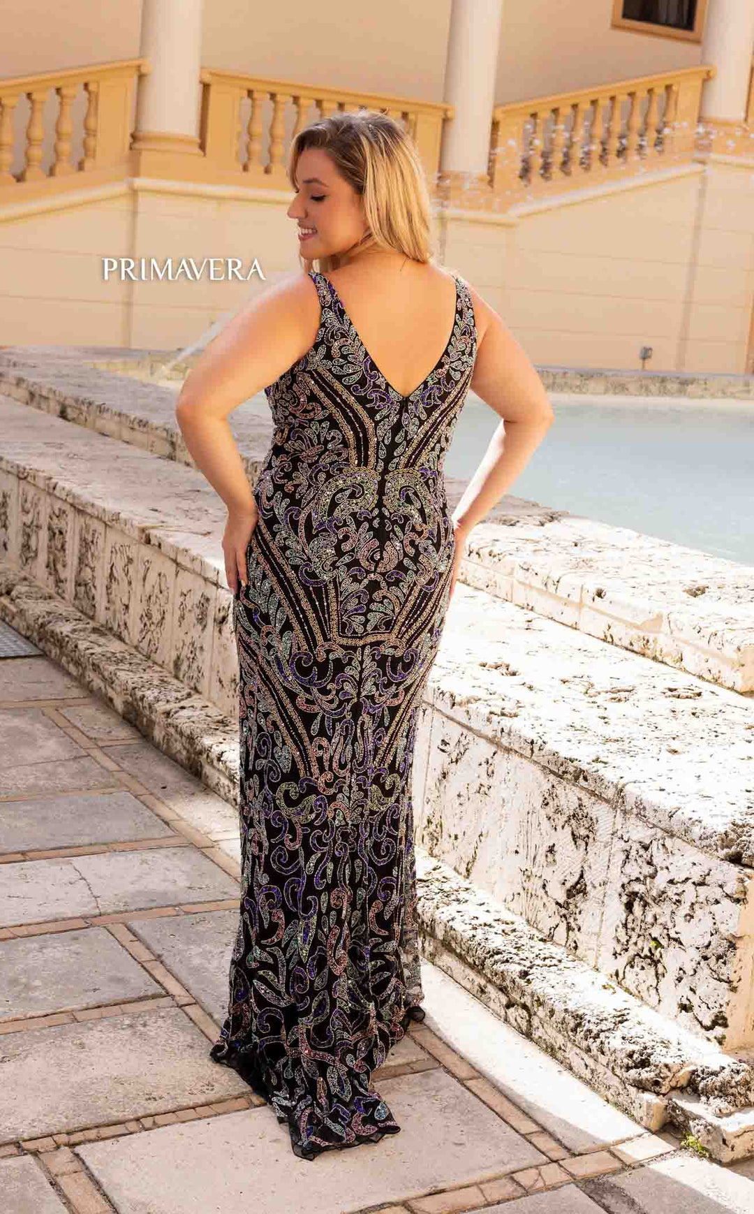 Primavera  14053  Dress - FOSTANI.com