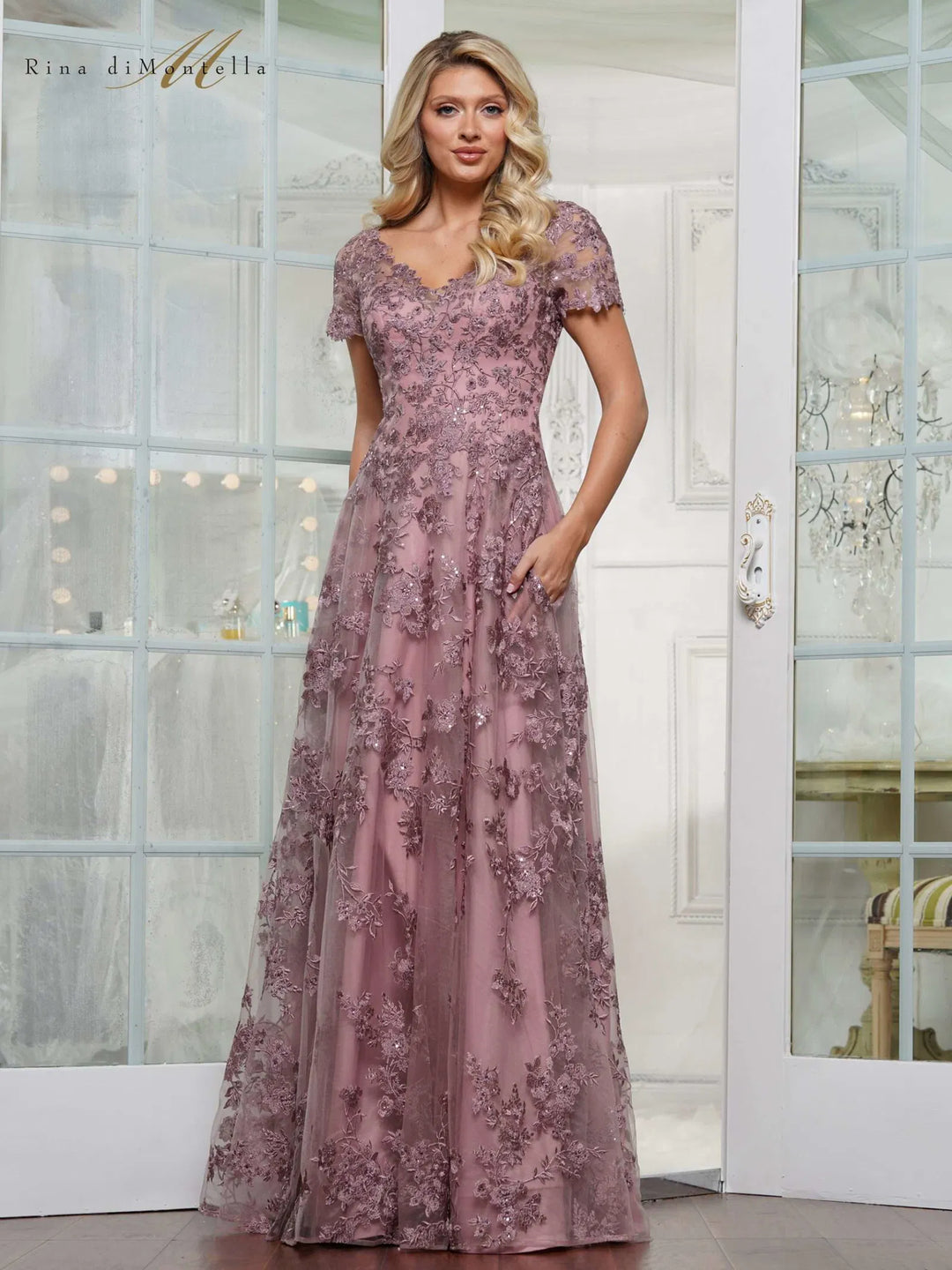 Rina Di Montella RD3248 Size 24 Only - FOSTANI.com