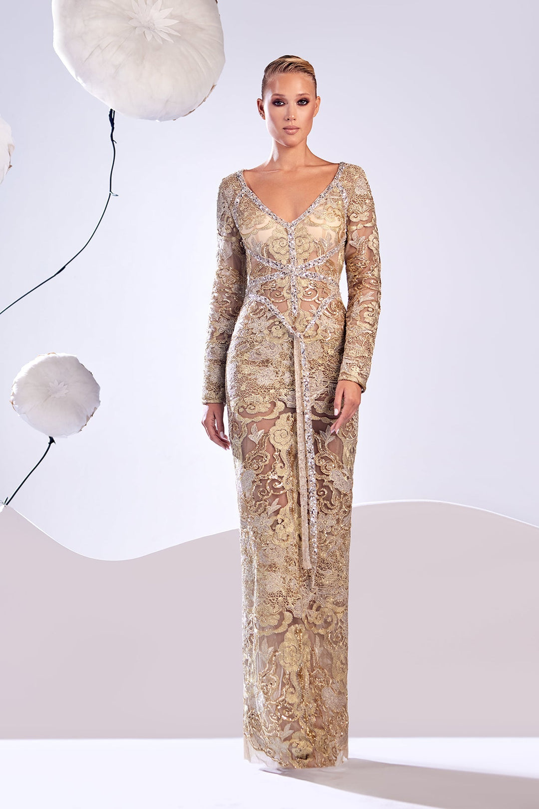Edward Arsouni Couture 872 Dress - FOSTANI.com