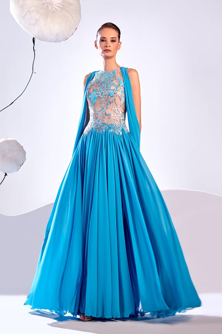 Edward Arsouni Couture 886 Dress - FOSTANI.com