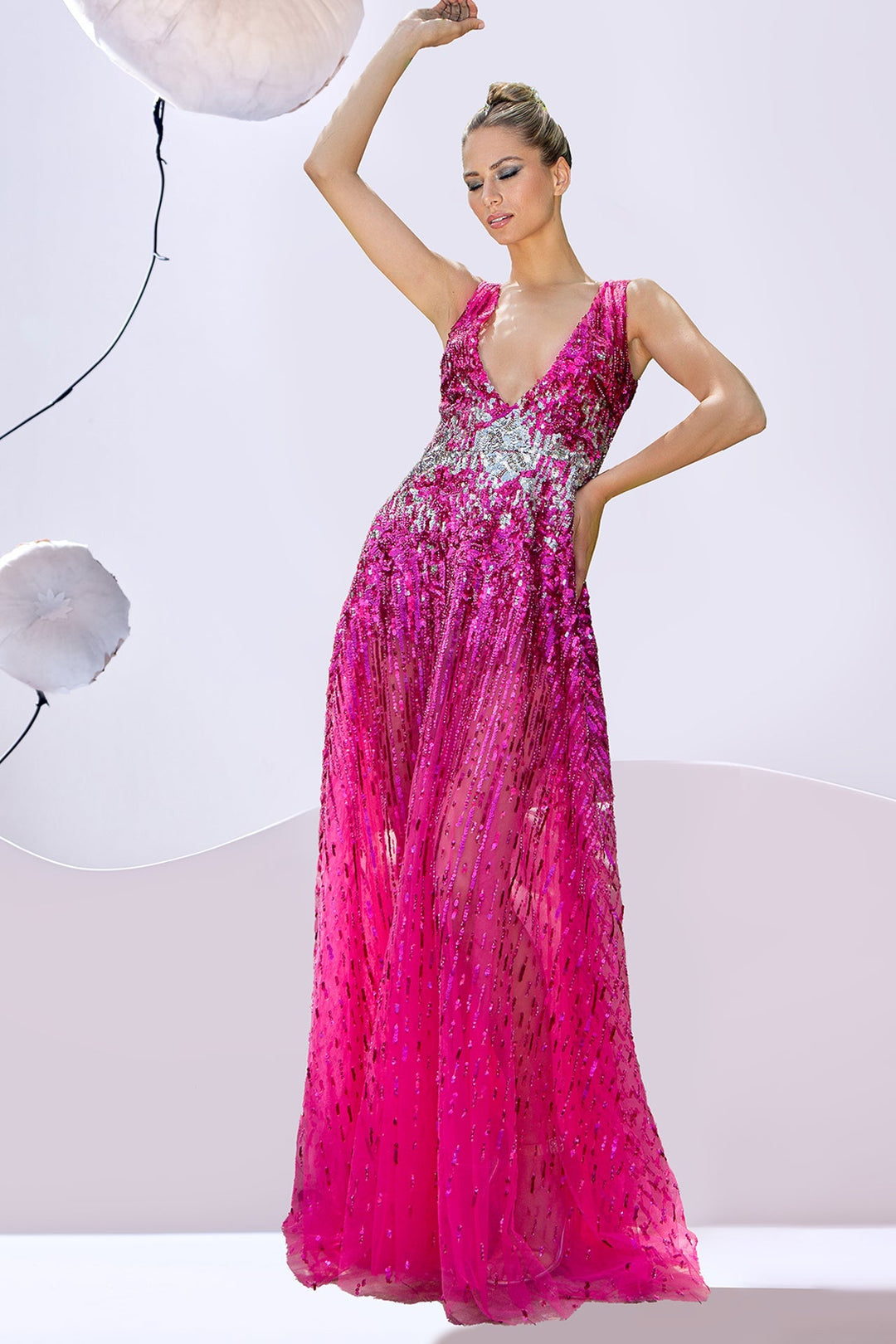 Edward Arsouni Couture 894 Dress - FOSTANI.com