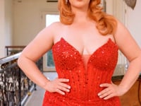 فستان سندريلا ديفاين CD0214C