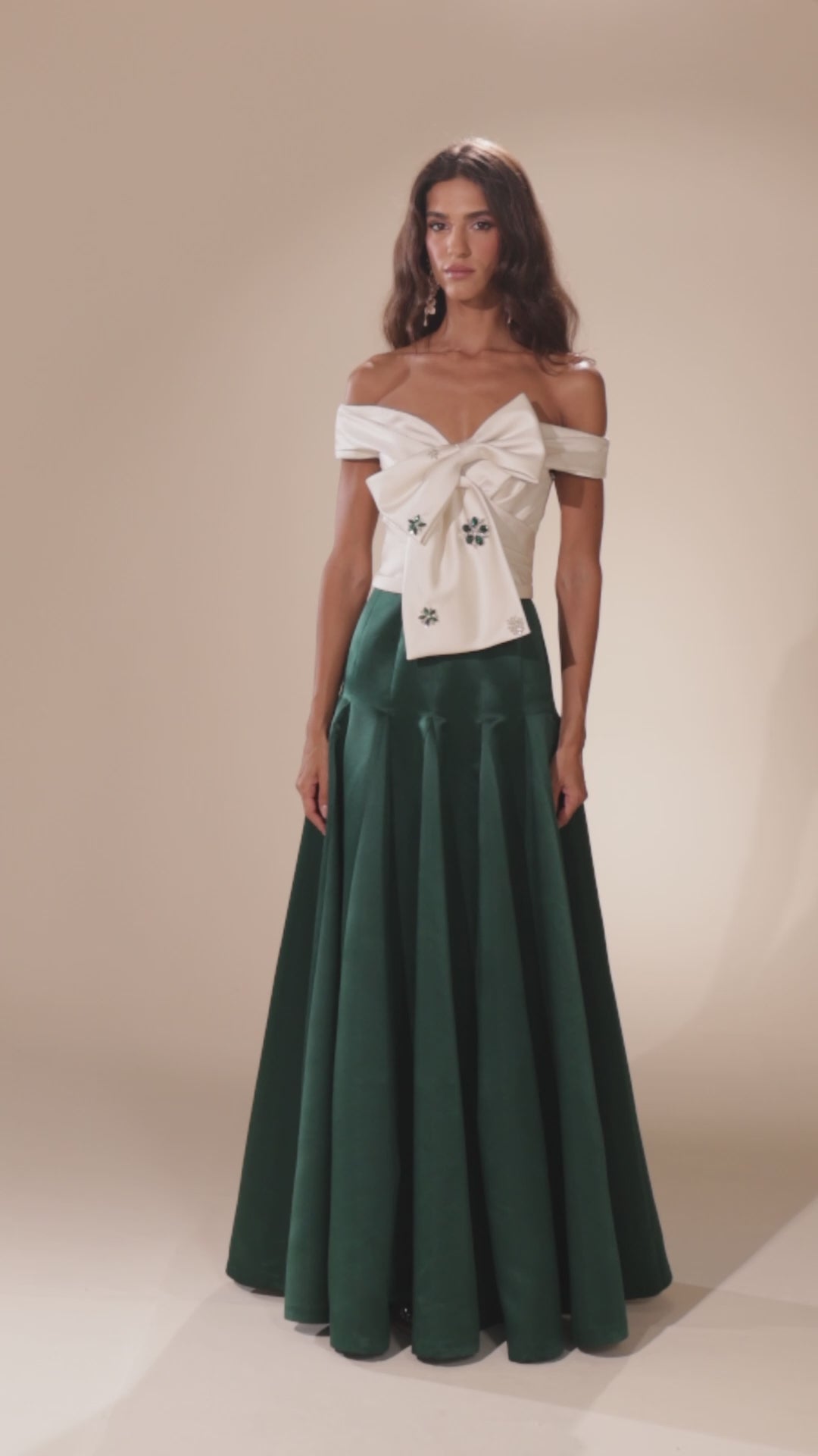 Abdo Aoude D17 Off-Shoulder Couture Dress