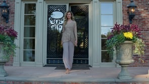Marsoni by Colors M305 Scoop Neck Long Sleeve Lace Mother of the Bride Dress
