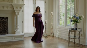 Marsoni by Colors M347 Off-the-Shoulder Beaded and Embroidered Mother of the Bride Dress