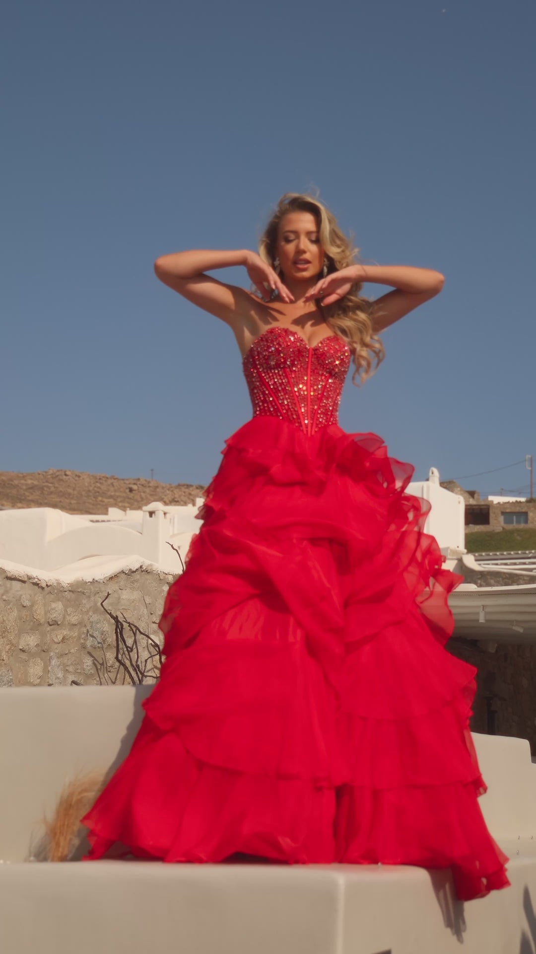 Portia and Scarlett PS26037 Sweetheart Strapless Embellished Prom Dress 2026