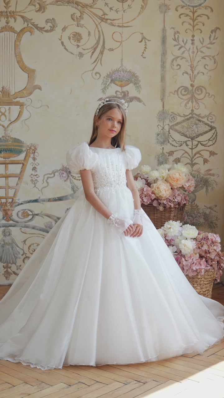 Pentelei 3824 Flower Girl Kids Dress