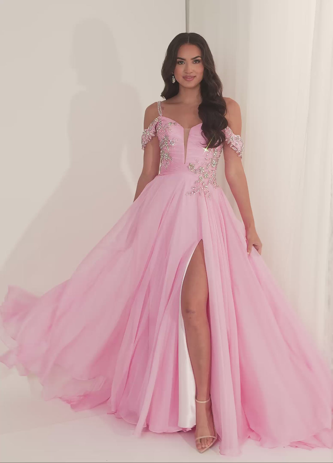 Rachel Allan 70951 A-Line Chiffon Prom Dress 2026