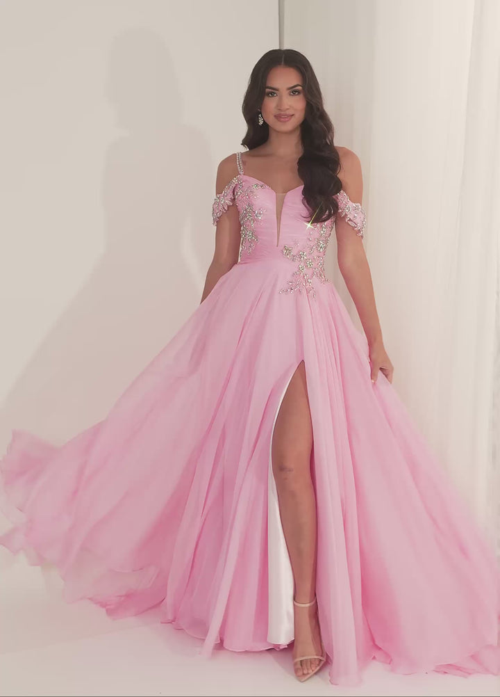 Rachel Allan 70951 A-Line Chiffon Prom Dress 2026
