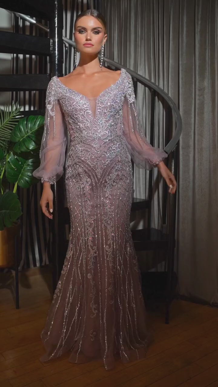 فستان سندريلا ديفاين CD864