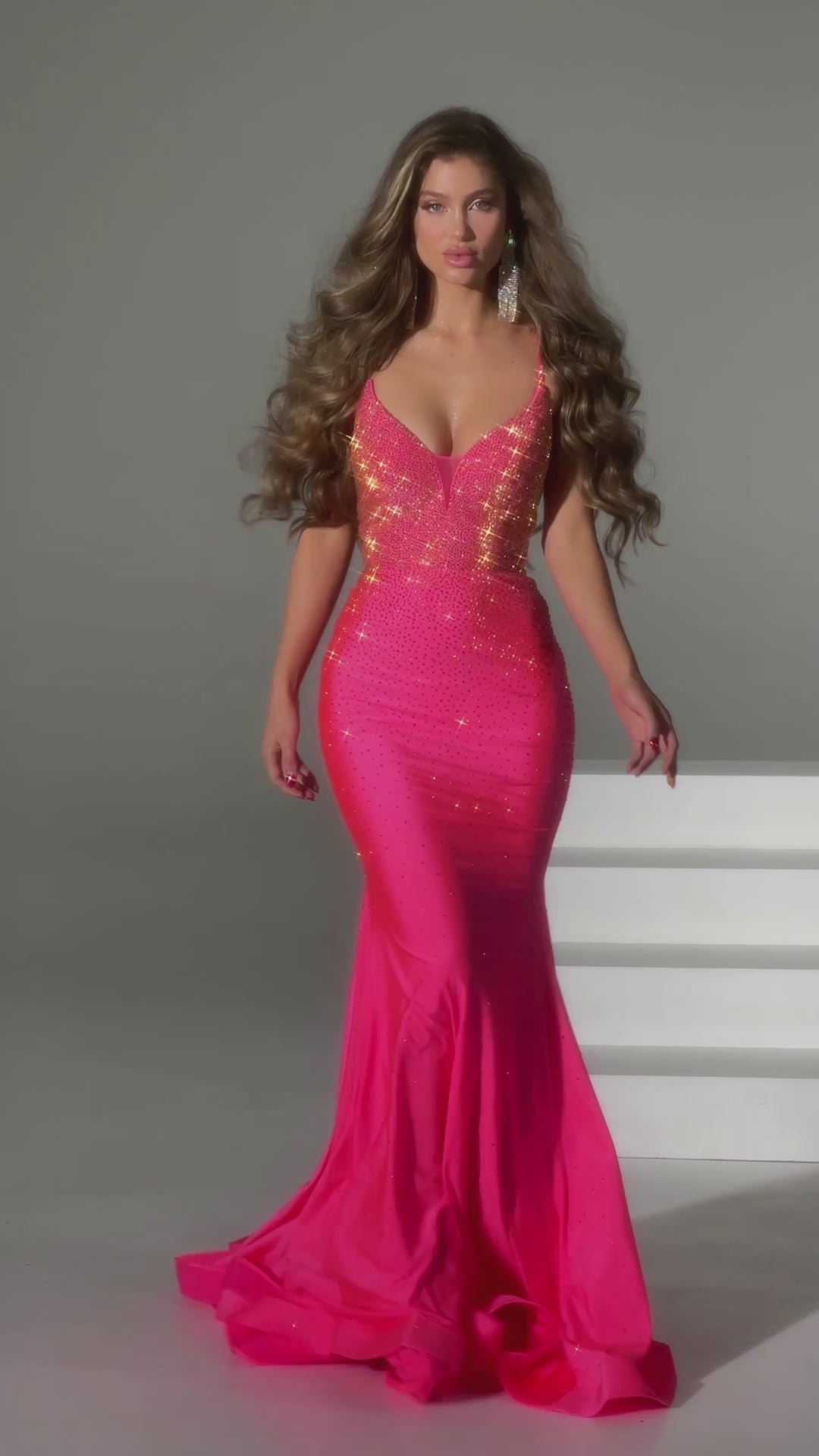 فستان بورشيا وسكارليت PS22518