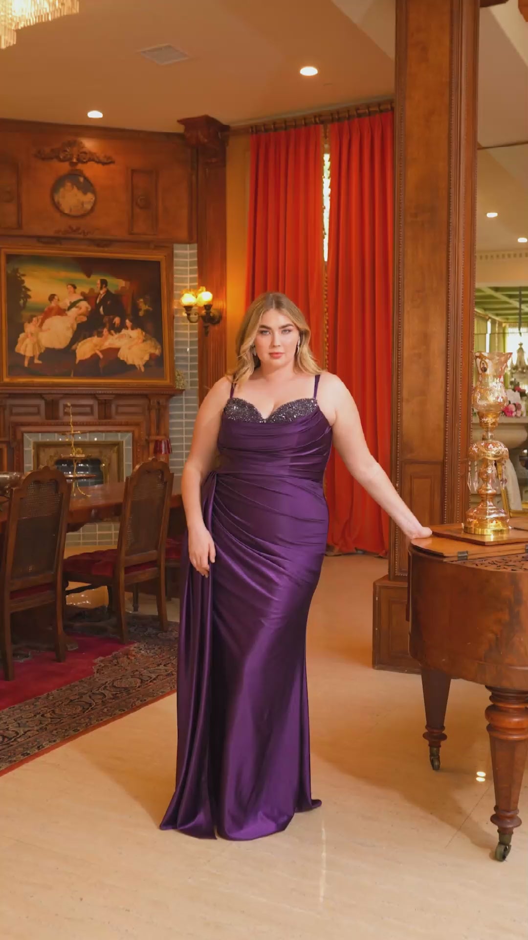 فستان سندريلا ديفاين CD349C