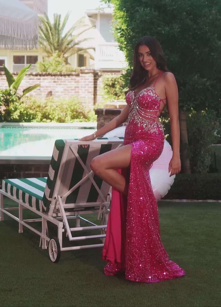 Rachel Allan 70941 High Slit Prom Dress 2026