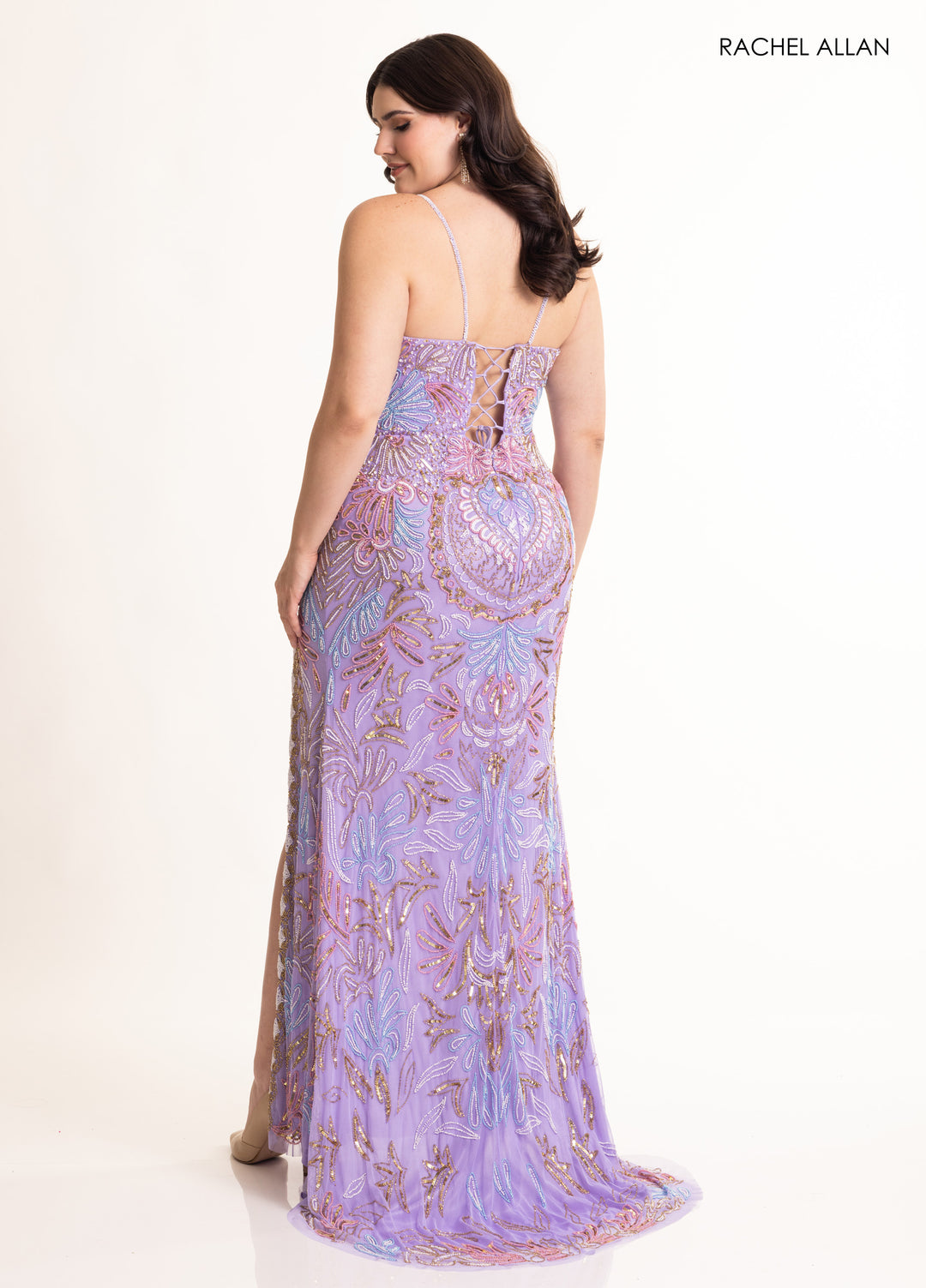 Rachel Allan 70002 Beaded Shimmer Prom Dress 2026