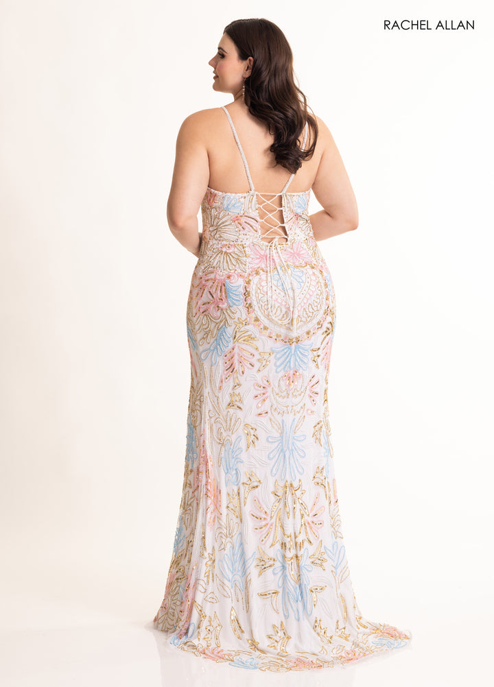 Rachel Allan 70002 Beaded Shimmer Prom Dress 2026