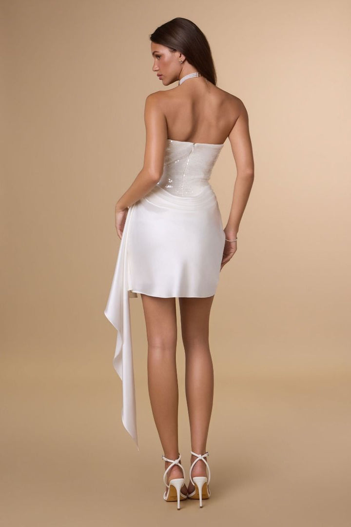 Amoris T734W Strapless Structured Dress