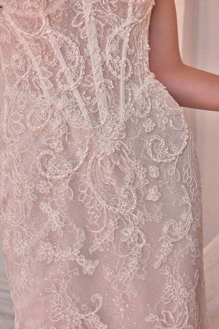 Andrea & Leo Couture WL080 appliqué detail