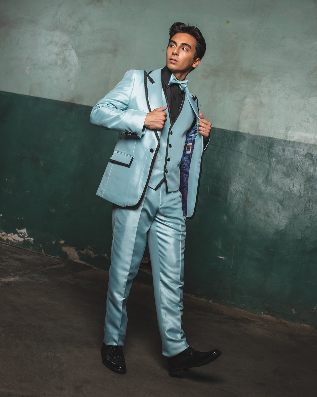Peanut Butter Collection Johnny B-Sky Blue suit - FOSTANI