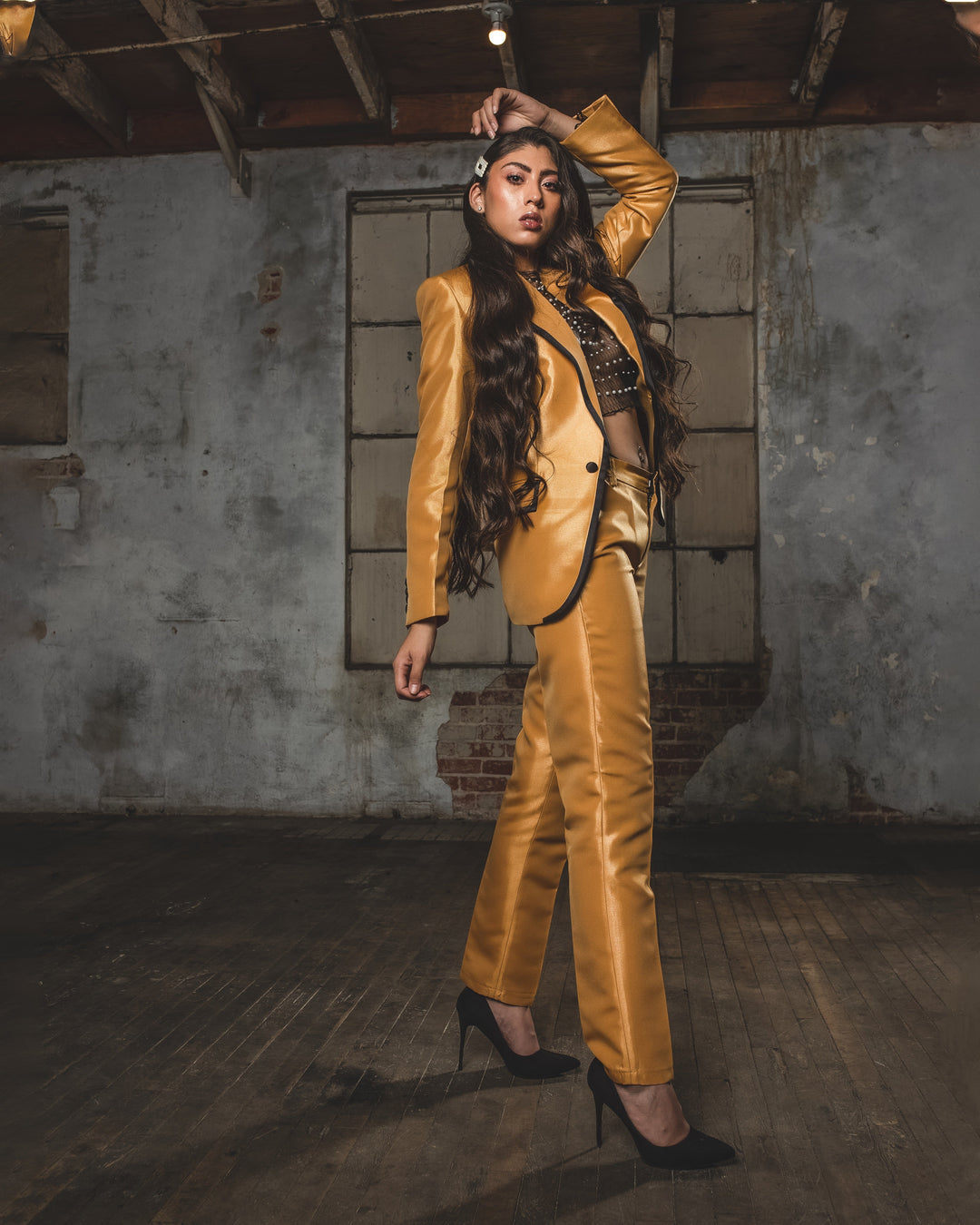 Peanut Butter Collection B- Vice Gold suit - FOSTANI