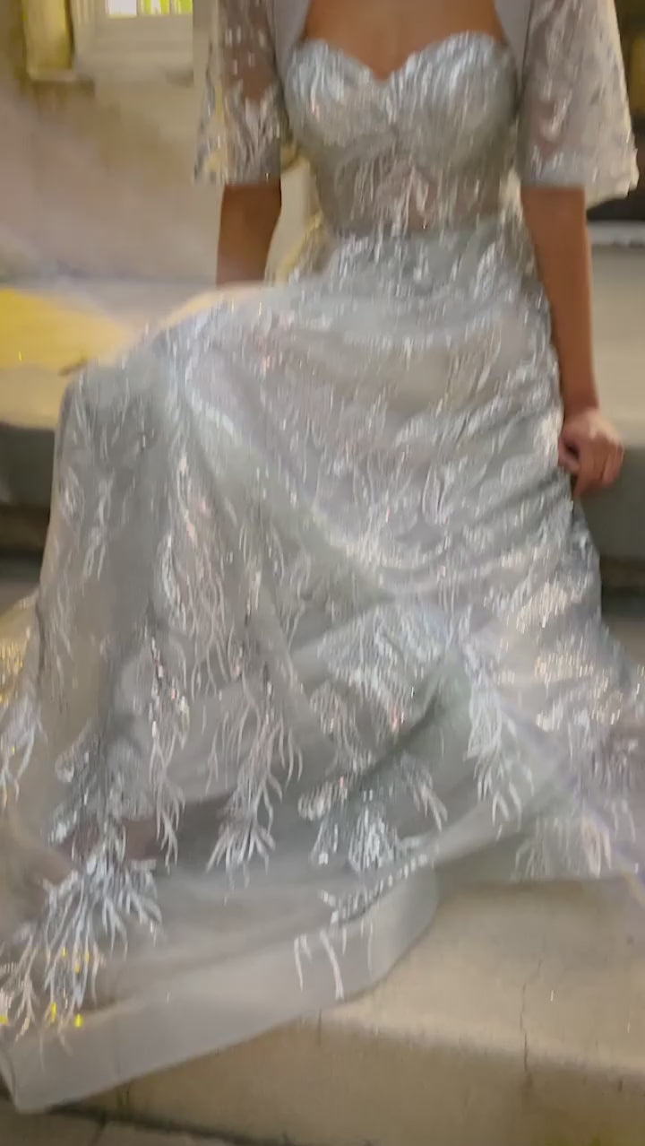 فستان ANDREA & LEO A1174