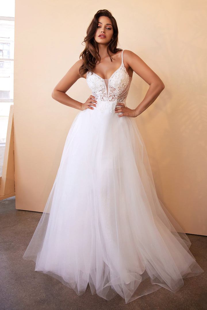 Cinderella Divine CD0195W Dress - Long Formal Dresses FOSTANI